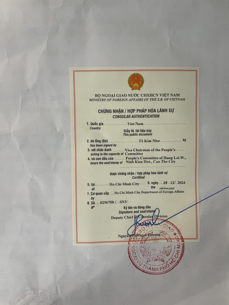 Hợp pháp hóa lãnh sự